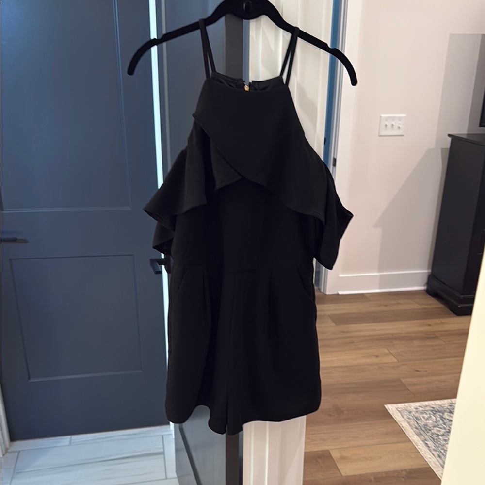 Elegant Black Women's Romper